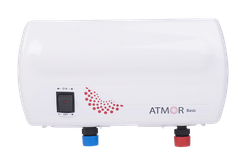 Проточный электрический водонагреватель Atmor Basic 3.5 кран