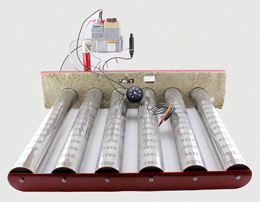 Газогорелочное устройство "Вега-1", панель "Стандарт" (96 кВт), комплектация: "Honeywell" VS820+ "Polidoro" (542 мм)
